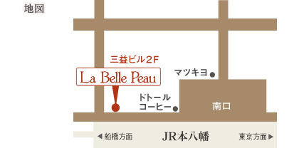 ラ・ベルポー　地図